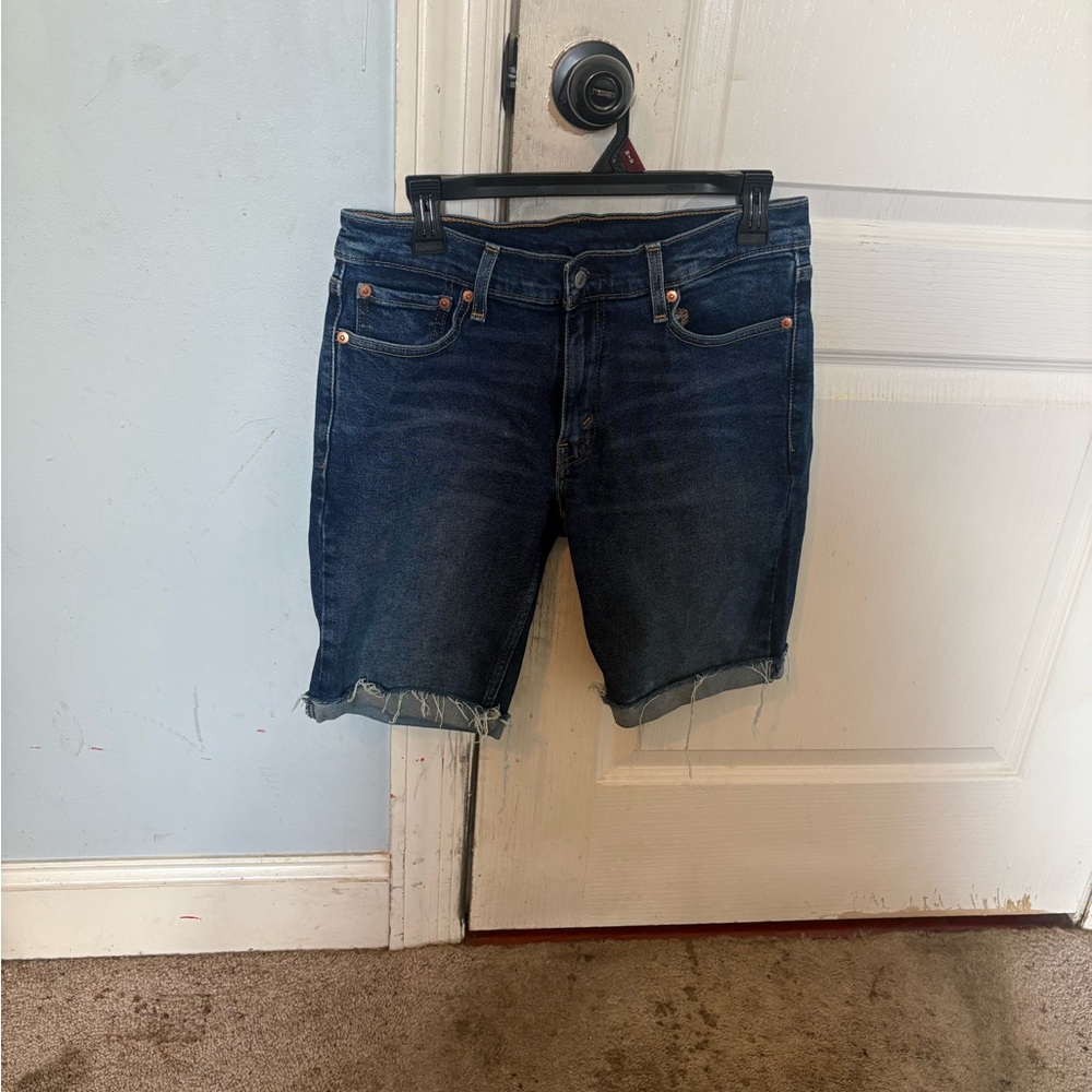 Levi's Dark Blue Jean Shorts for Men